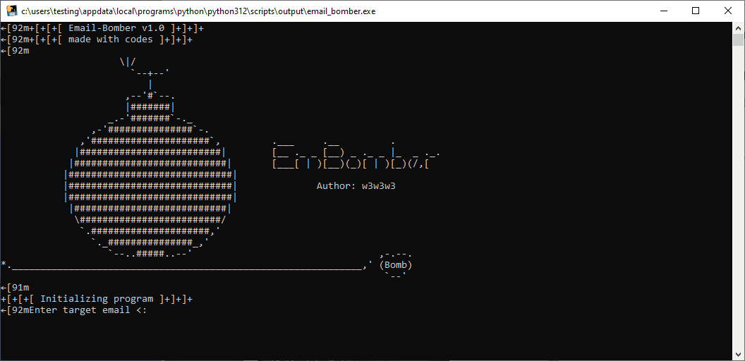 Email Bomber Spam