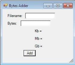 Bytes Adder - v1