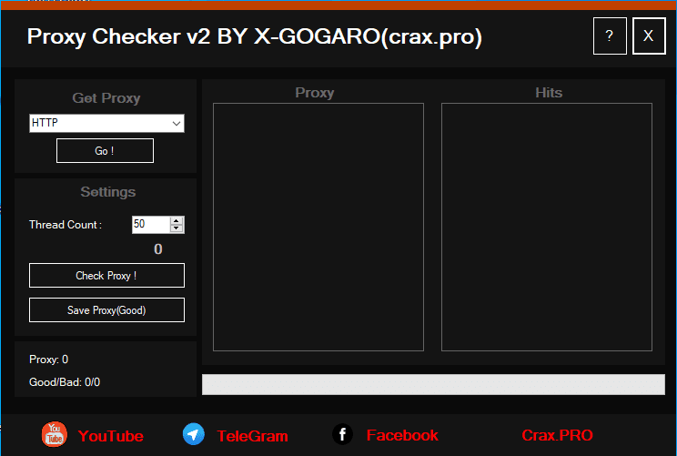 Proxy Checker v2 BY X-GOGARO