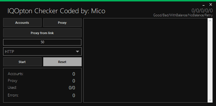 IQOption Checker by Mico
