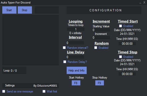 Discord Auto Typer