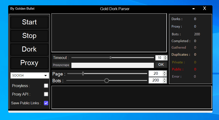 Gold Dork Parser