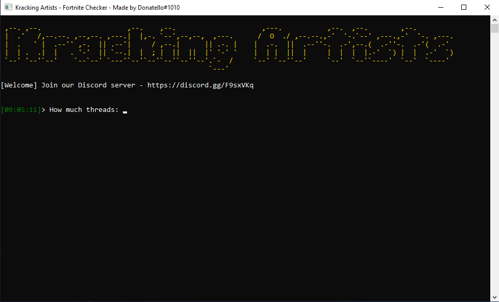 Kracking Artists Fortnite Checker