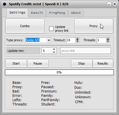 Spotify Checker by M1st