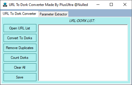 Url To Dork Converter