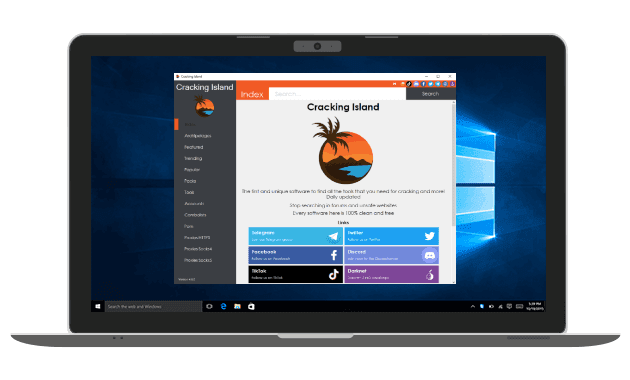 Cracking Island Windows Application | English