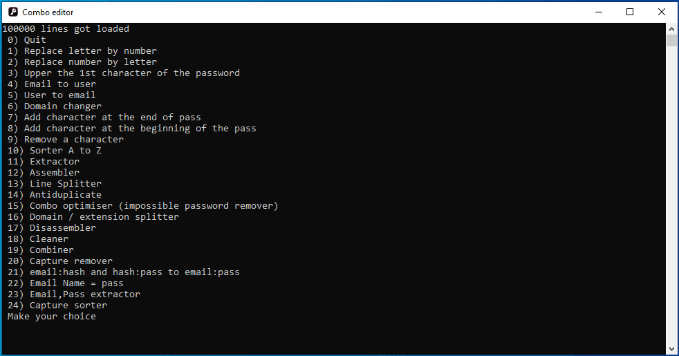 Combo Editor + 130K+ Mail Access Valid HQ Combolist Mix