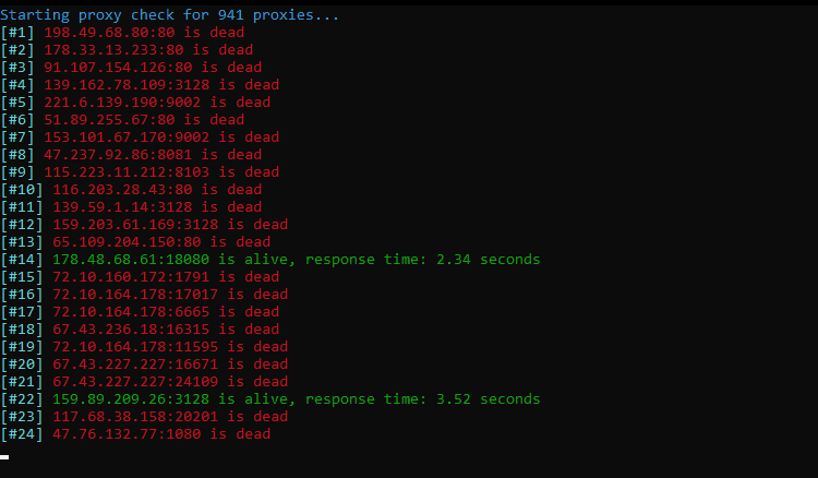 Fast Proxy Checker