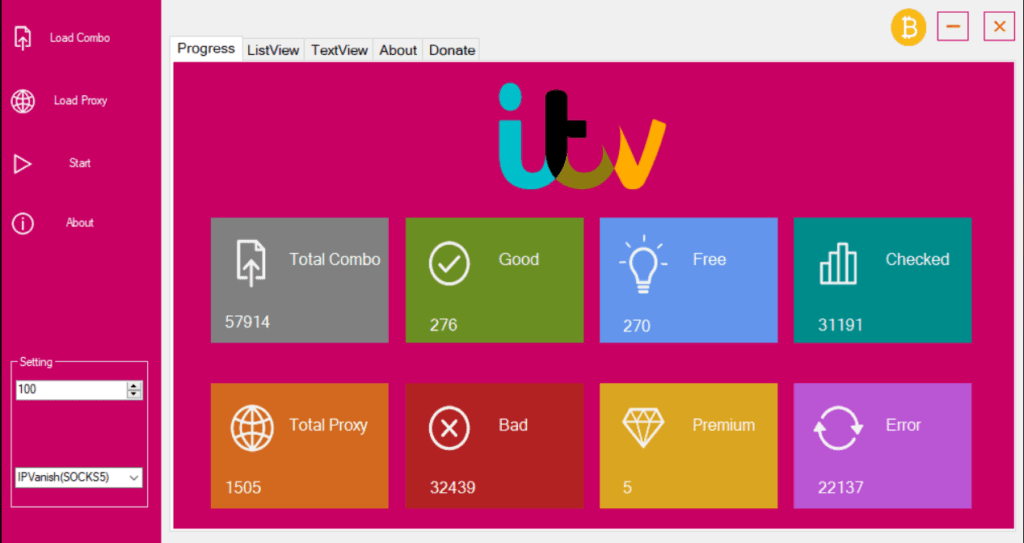 ITV CHECKER BY PJ V1.0 BASED ON API