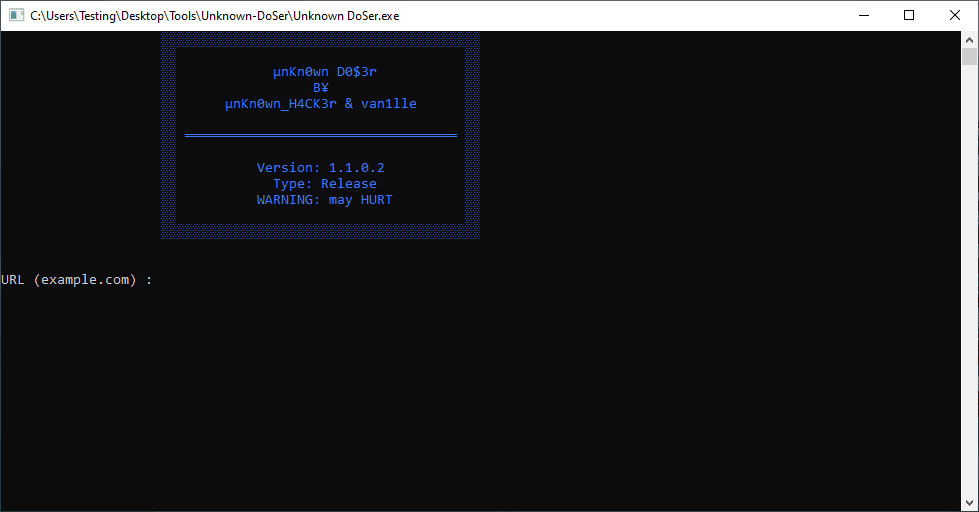 Unknown DoSer v1.1.0.2