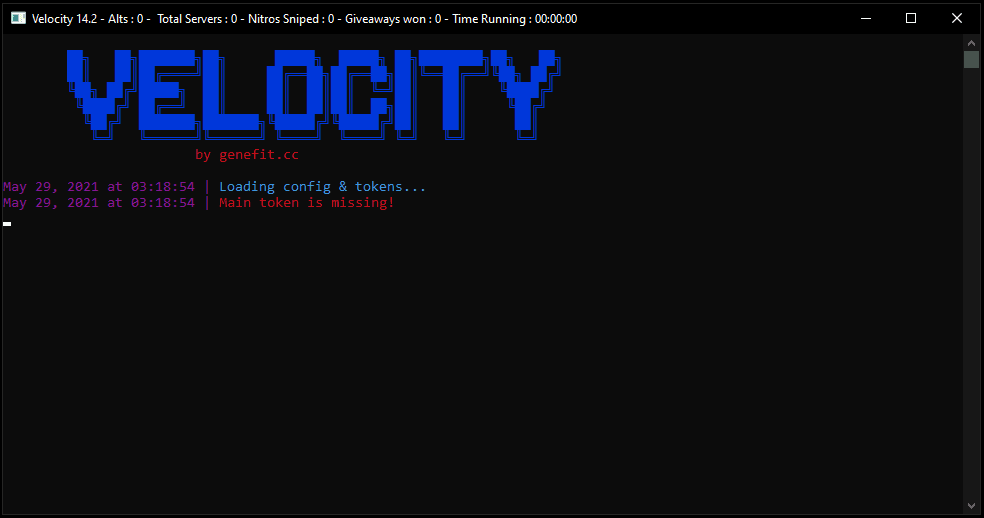 Velocity Discord Nitro Sniper