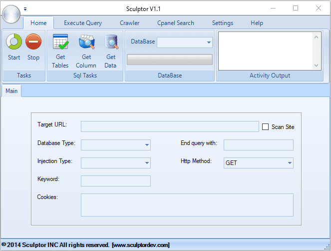 Sculptor v1.1 – SQL Injection