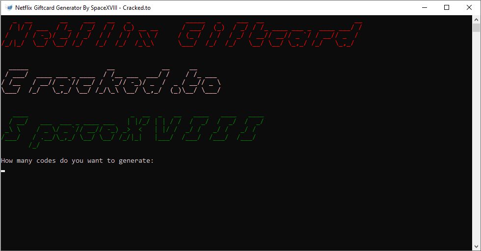 Netflix Giftcard Generator By SpaceXVIII